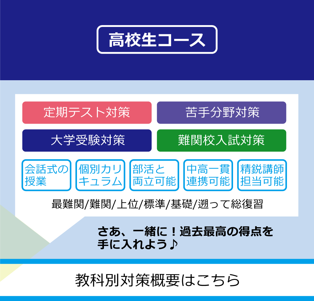 家庭教師のAGENT‗高校生コース