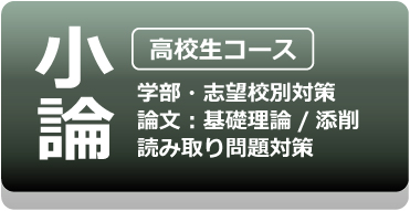 小論対策：経済系/文学系/看護系/社会学系/法学系